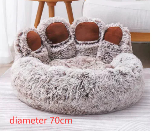 Long Plush Cat/Dog Bed